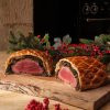 Farm Shop Beef Wellington on table