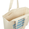 Blue tote bag