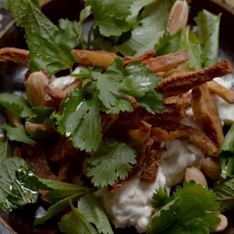 Recipe: Crispy Lamb with Labneh