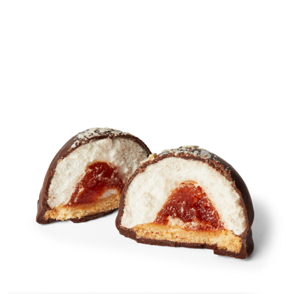 Apricot Jam Teacake cut open