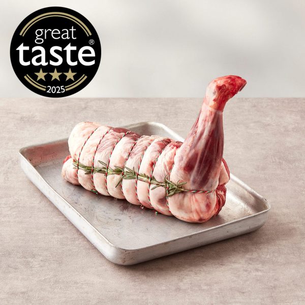 Mock duck lamb in a silver tray