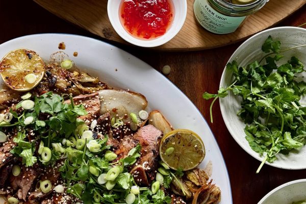 Recipe: Sichuan, honey and ginger butterflied leg of lamb