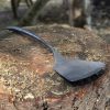 Thorn Wood Forge spatula on a tree stump