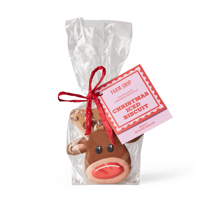 Reindeer Iced Biscuit