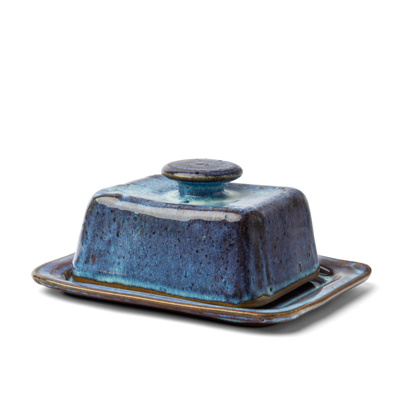 Blue Butter Dish