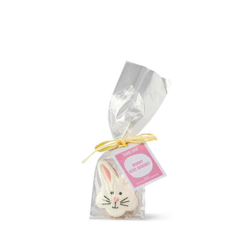 White Bunny Iced Biscuit