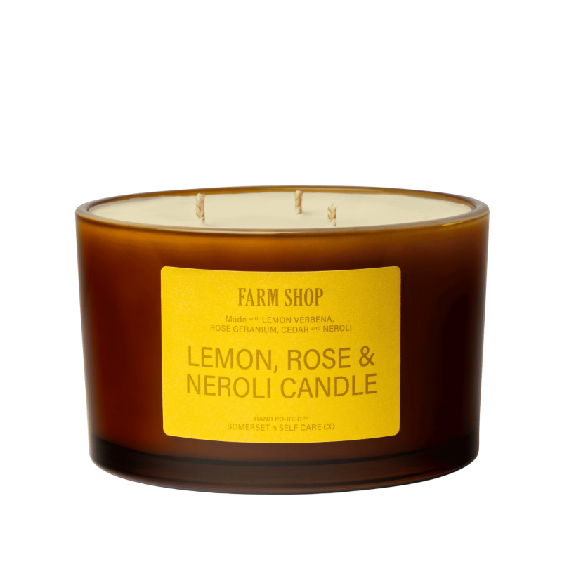 Lemon Verbena, Neroli, Rose Geranium & Cedar Candle, 500ml